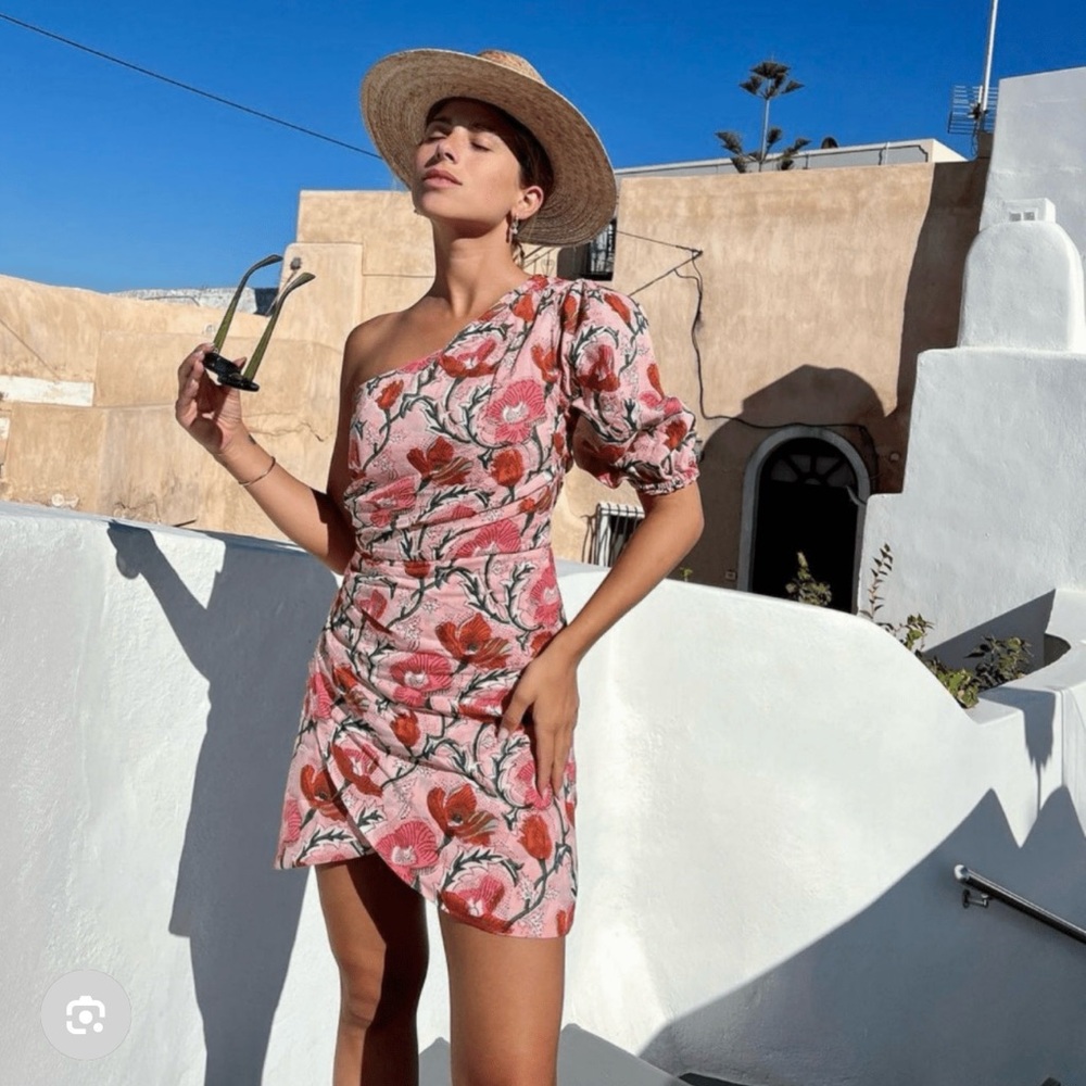 Desert Queen Aya Dress in Rich Poppy 38 (US Medium) Brand New
